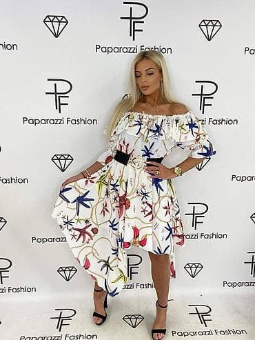форма повар: Производство Турция.Платье Paparazzi Fashion с морским принтом - — 4