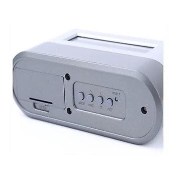 cd changer: Настольные часы с подставкой для канцелярских товаров. Размеры: 80 — 2
