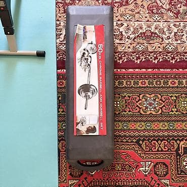 штанги набор: Набор для силовых тренировок: хромированная штанга и гантели, общий — 2