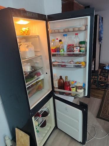 open box: Холодильник с нижней морозильной камерой, No Frost. Черный 16мин — 4