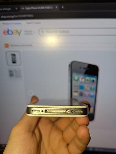 s 4 mini: IPhone 4S, Б/у, Белый — 4