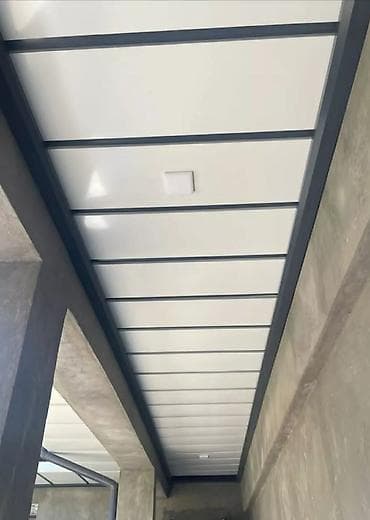 обделка фасада: Фасадные работы и облицовка: туникофон/алюкобонд, доборные элементы — 8