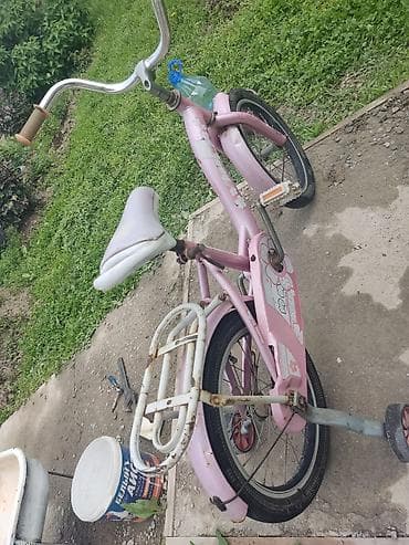 format velosiped: Детский велосипед, 2-колесный, 6 - 9 лет, Для девочки, Б/у — 6
