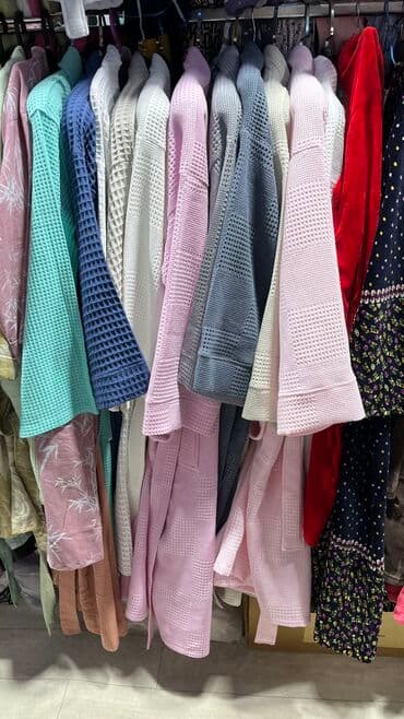 домашние халаты больших размеров: Банные халаты Теплый халат Вафельный халат Махровый халат Халат после — 17