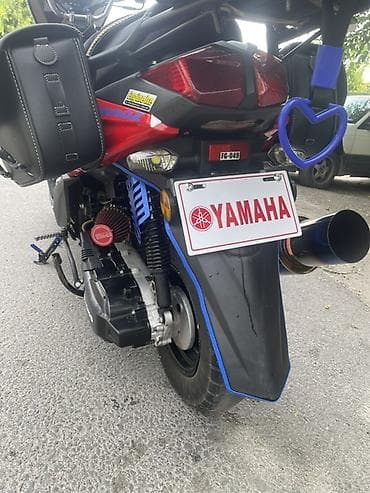 Мототехника: Скутер Yamaha (линейка Aerox/стайлинг), яркий тюнинг и туристическое — 3