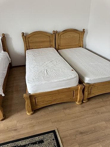 тапчан сору бу: Двуспальная кровать, Каркас без матраса, длина - 200 см — 2