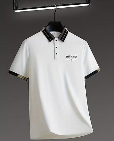 италия итальянское италии: Мужская футболка, M, L, XL, Milano, Новый, цвет - Бежевый — 3