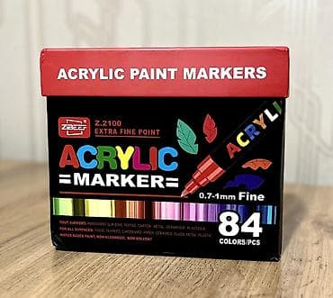 Марки: Продаю почти новый набор акриловых маркеров. Использовались всего 1 — 1