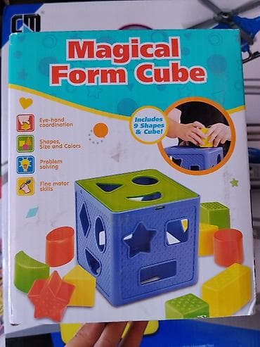 Детский мир: Развивающий сортер Magical Form Cube (12м+) - Куб с отверстиями — 2