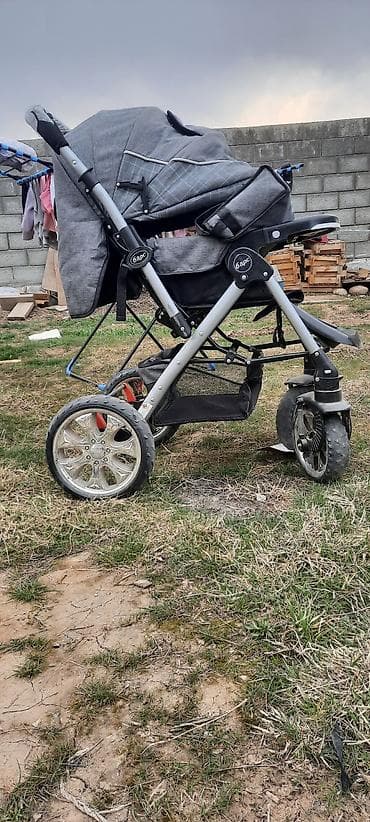 Детский транспорт: Детская коляска-трансформер «Барс», серый меланж - Универсальная — 1