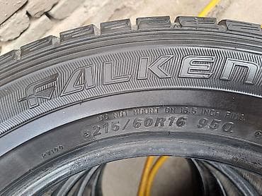 eagle eyes: Шины 215 / 60 / R 16, Зима, Б/у, Комплект, Легковые, Falken — 4