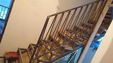 Оңдоп-түзөө жана курулуш: Темир тепкич Жеке менчик үй үчүн, Тепкичтин формасы: Көп марштуу — 1