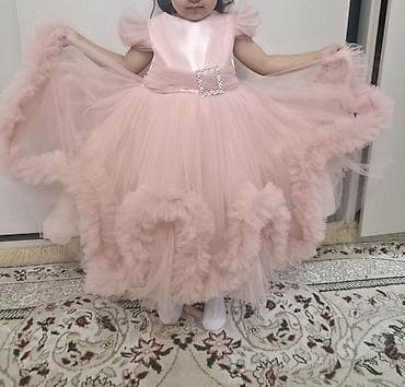 Детское платье, цвет - Розовый at lalafo.kg Детское платье, цвет - Розовый