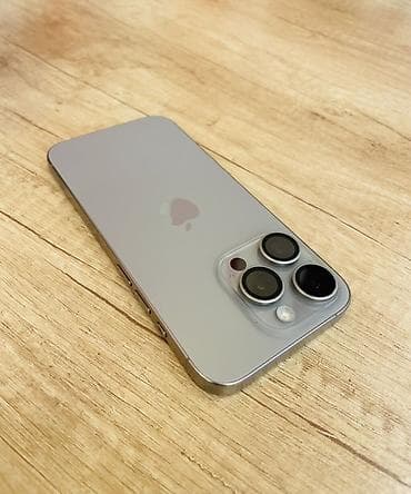 айфон se1: IPhone 15 Pro, Б/у, 256 ГБ, Natural Titanium, Кабель, 85 % — 1