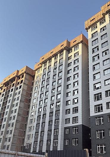 osh flats: 2 комнаты, 60 м², Элитка, 12 этаж, Готовая ПСО (под самоотделку) — 2