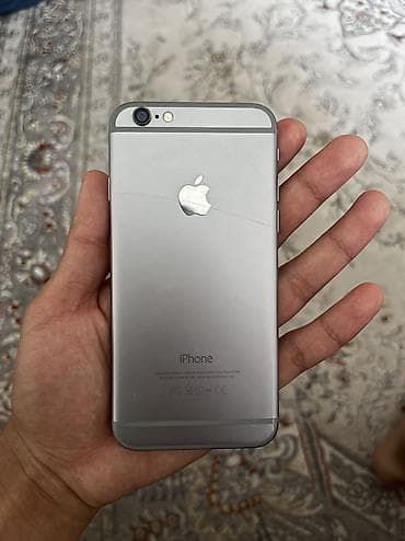 Техника и электроника: IPhone 6, Б/у, 16 ГБ, Matte Silver, 70 % — 5