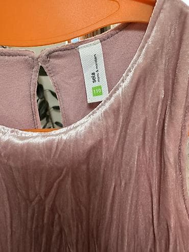 красная платья: Детское платье, цвет - Розовый — 3