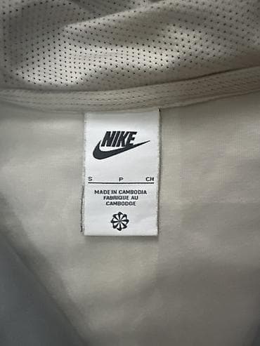 Толстовки: Толстовка Nike с капюшоном, на молнии, размер S. - Цвет: светло-серый — 2