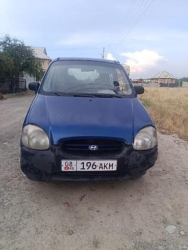 Унаа: Hyundai Atos: 2000 г., 1 л, Кол менен иштөөчү, Бензин, Хетчбек — 1