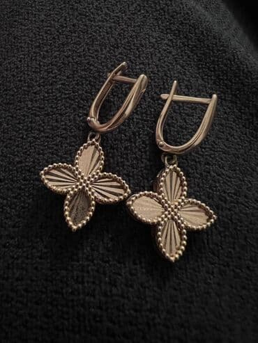 набор пандора: Серьги, Проба 585, Без вставки, Женские — 1