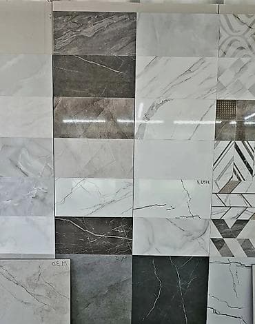 мрамор белый: Назначение: Для пола, цвет - Белый, Глянцевое покрытие, 60x60 см — 10