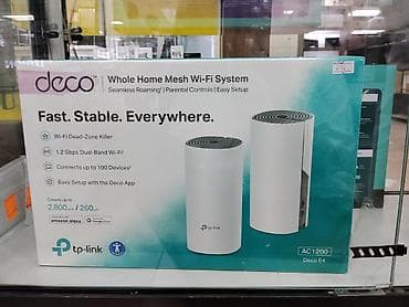 TP-Link Deco E4 (AC1200) — система Mesh Wi‑Fi для всего дома