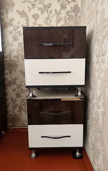 Прикроватные тумбы: Прикроватная тумба, Б/у, Без зеркала, ЛДСП, Платная доставка — 2