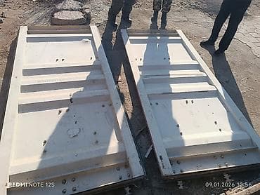 Боковые борта/двери от морского контейнера - Комплект металлических