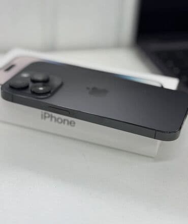 списанные айфоны бесплатно: IPhone 14 Pro, Б/у, 256 ГБ, Черный, Защитное стекло, Коробка, Чехол, 91 % — 6