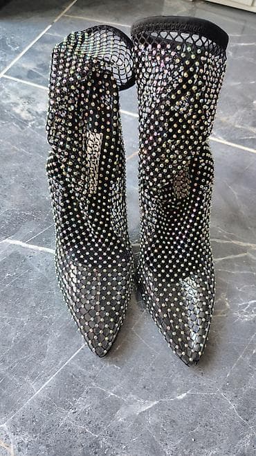 jimmy: Ботинки, 37, Jimmy Choo, Б/у, цвет - Черный, Платная доставка — 3