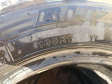 Шиналар жана дисктер: Шиналар 165 / 65 / R 14, Кыш, Комплект, Жеңил коммерциялык транспорт (C/LT), Bridgestone — 4