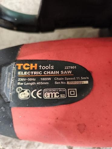 Канцтовары: Цепная электропила Б/у, От электросети, 1800 Вт — 2