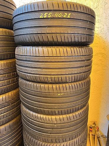 Унаа: Шиналар 255 / 40 / R 21, Жай, Колдонулган, Комплект, Франция, Michelin — 1