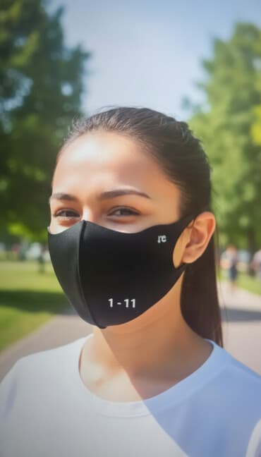 Многоразовая защитная маска для лица из «ледяного шелка» (ice silk) -