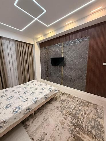 Квартиры: 1 комната, 39 м², Элитка, Асанбай мкр Элитка, 2 этаж, Евроремонт — 6