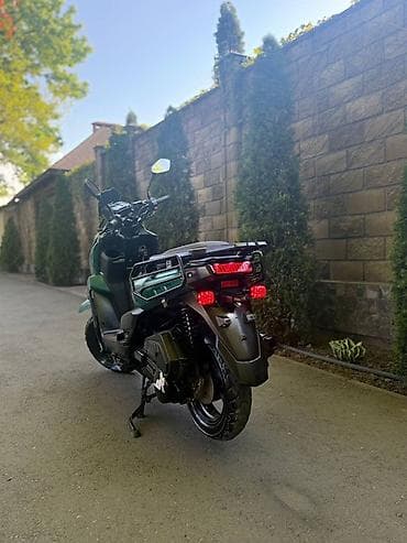 city coco: Скутер/танк скутер городского типа в зелёном цвете с брутальным — 1