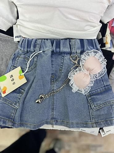 юбка трикотаж: Комплект, цвет - Белый — 2