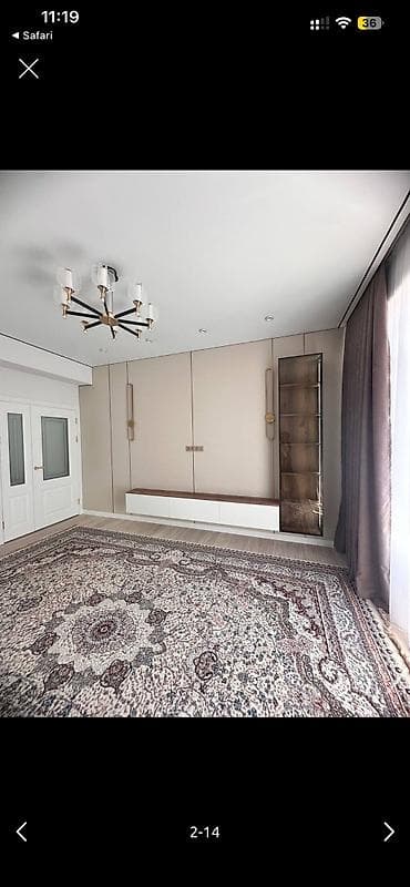 айчурок: 2 бөлмө, 64 м², 7 кабат, Дизайнердик ремонт — 4