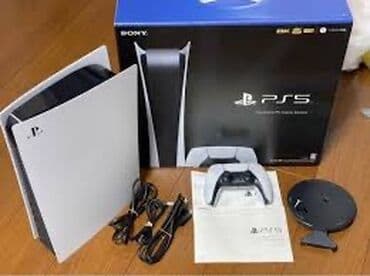 наклейки на ноутбук бишкек: PlayStation 5 digital edition 2 джойстика оба оригинал игры купленные — 3