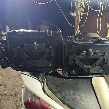 кофра: Пара мото-сумок с быстросъёмным креплением и замком - Материал — 2