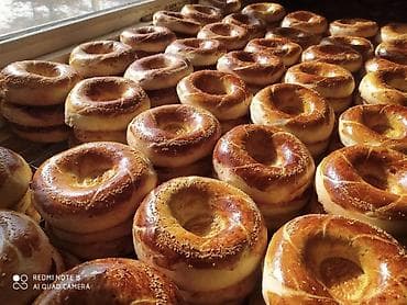 Лепёшка Самса-нан (лепёшка-токоч) узбекская/таджикская - Круглая