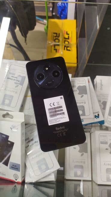 телефоы: Redmi, Redmi 14C, Колдонулган, 128 ГБ, түсү - Кара, 2 SIM — 4