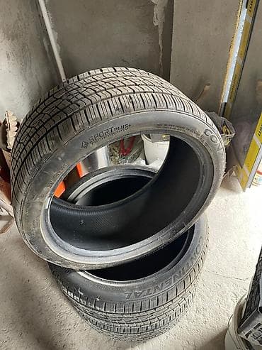 Шины: Шины 275 / 35 / R 20, Всесезонная, Б/у, Пара, Легковые, Continental — 8