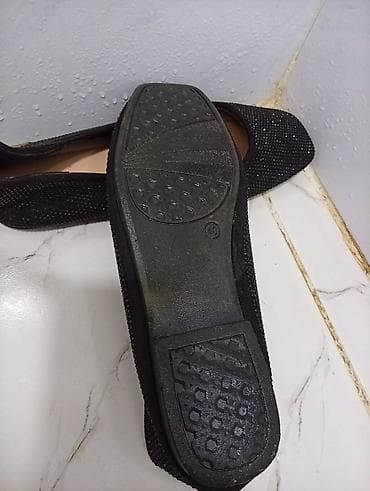 lining 38: Балетки женские брэнда Инстриит, черные, с квадратным мыском и — 3