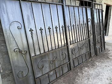 Ворота 60 3,20мт
Калитка 1мт
Высота 2,30