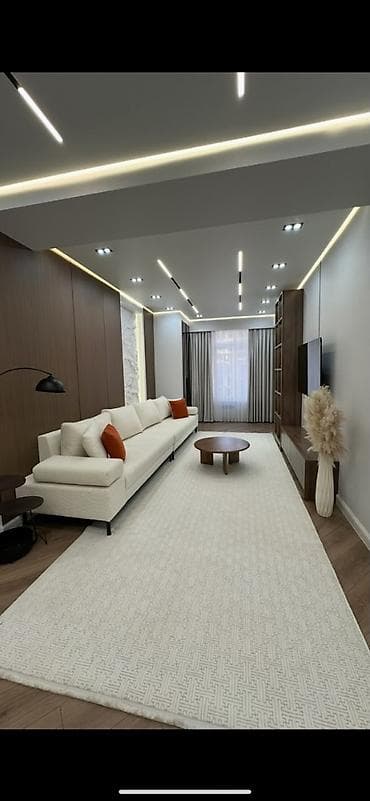 2 комнаты, 69 м², Асанбай мкр Элитка, 6 этаж, Дизайнерский ремонт