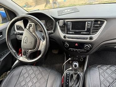 быстроток колос: Hyundai Solaris, синий седан - Кузов: 4‑дверный седан, яркий синий — 5