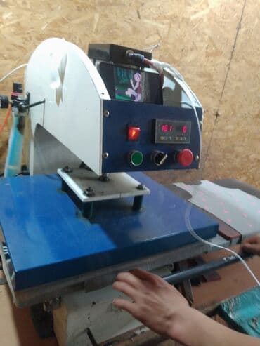 оборудование для перчаток: ШЕЛКОГРАФИЯ сатылат 2линейный стол, автомат термопресс засветка — 3