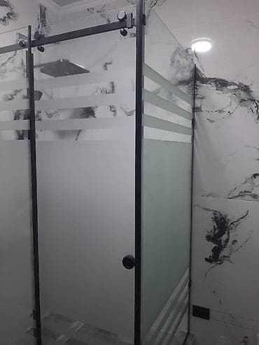 дверь душ: Душевая перегородка/кабина из закаленного стекла с раздвижными дверями — 3