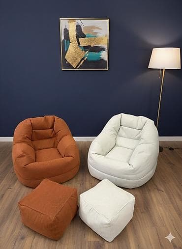 пуфы кресла: Бинбэг, Новый, Самовывоз, Платная доставка, цвет - Желтый — 8